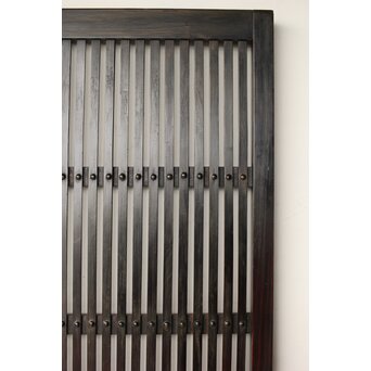 煤飴色 時代松格子戸　L1155 