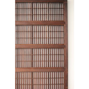 幅広 障子枠付 一貫格子戸 2枚1組　L1156 