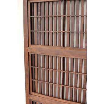 幅広 障子枠付 一貫格子戸 2枚1組　L1156 