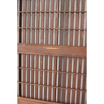 幅広 障子枠付 一貫格子戸 2枚1組　L1156 