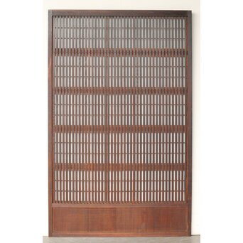 幅広 障子枠付 一貫格子戸 2枚1組　L1156 B　表