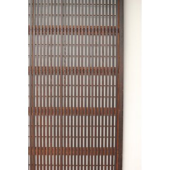 幅広 障子枠付 一貫格子戸 2枚1組　L1156 