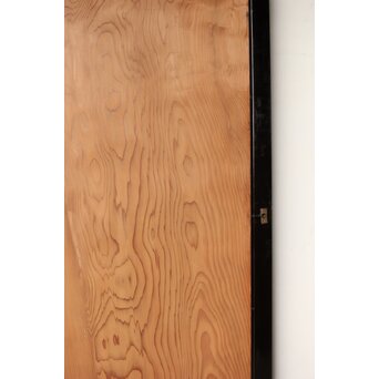 黒枠 良杢一枚板戸 2枚1組　B1091 