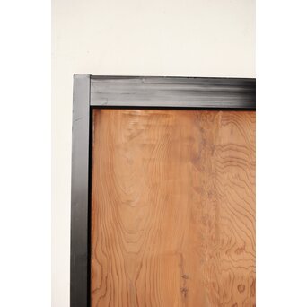 黒枠 良杢一枚板戸 2枚1組　B1091 