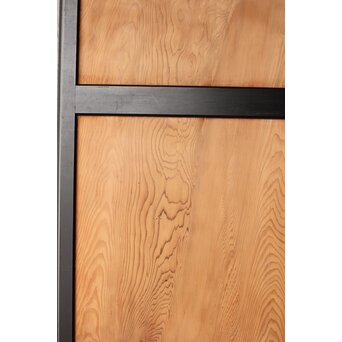 黒枠 良杢一枚板戸 2枚1組　B1091 