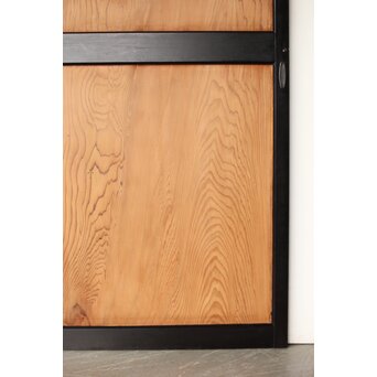 黒枠 良杢一枚板戸 2枚1組　B1091 