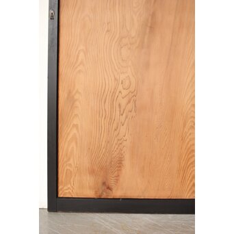 黒枠 良杢一枚板戸 2枚1組　B1091 