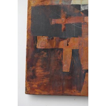 立山崇 作品 ミクストメディア銅板　Z613 