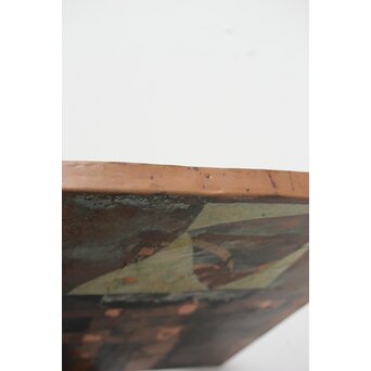 立山崇 作品 ミクストメディア銅板　Z613 