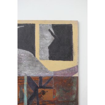 立山崇 作品 ミクストメディア銅板　Z614 