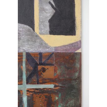 立山崇 作品 ミクストメディア銅板　Z614 