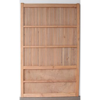 幅広 白木格子戸　L1157 ウラ