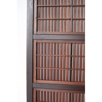 ワケあり 腰板欅 障子枠付 格子戸　L1158 