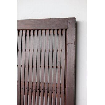 ワケあり 腰板欅 障子枠付 格子戸　L1158 