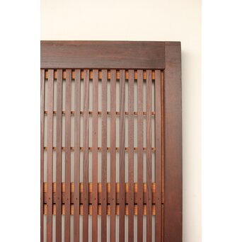 腰板欅 障子枠付 格子戸 3枚1組　L1159 