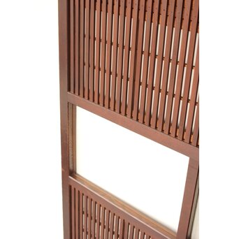 腰板欅 障子枠付 格子戸 3枚1組　L1159 