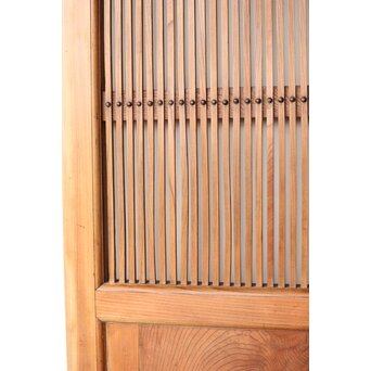 総欅 格子蔵戸　W0189 