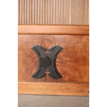 総欅 格子蔵戸　W0189 