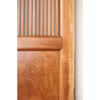 総欅 格子蔵戸　W0189 