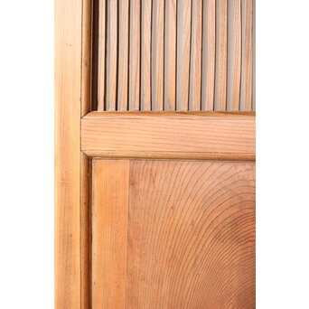 総欅 格子蔵戸　W0189 