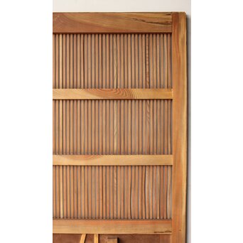 総欅 格子蔵戸　W0189 