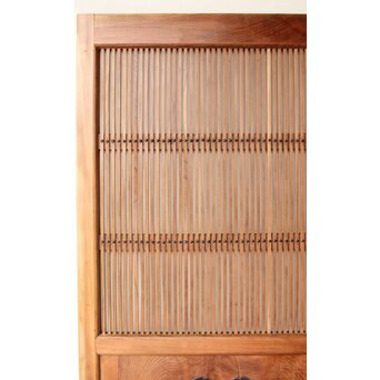 総欅 格子蔵戸　W0189 