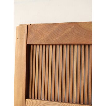 総欅 格子蔵戸　W0189 