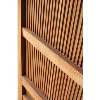 総欅 格子蔵戸　W0189 