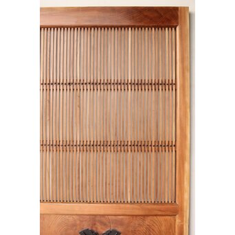 総欅 格子蔵戸　W0189 