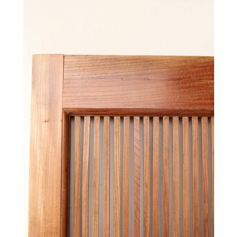 総欅 格子蔵戸　W0189 