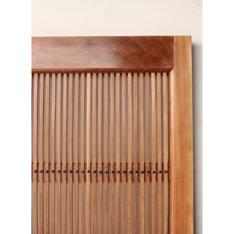 総欅 格子蔵戸　W0189 