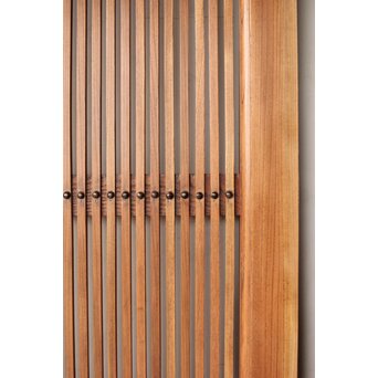 総欅 格子蔵戸　W0189 