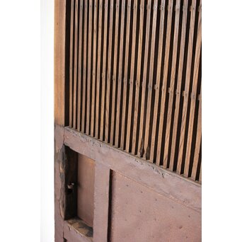 鉄板腰板 格子蔵戸　W0190 