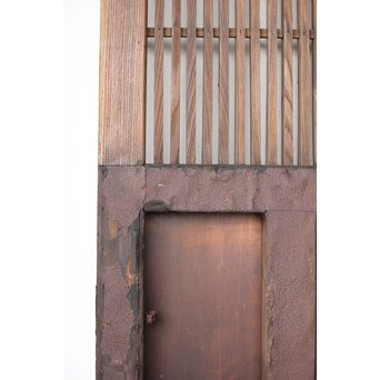 鉄板腰板 格子蔵戸　W0190 