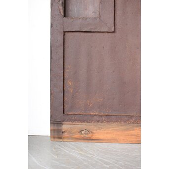 鉄板腰板 格子蔵戸　W0190 