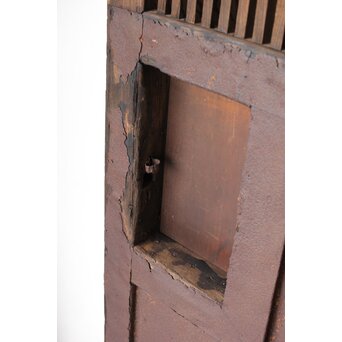 鉄板腰板 格子蔵戸　W0190 