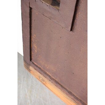 鉄板腰板 格子蔵戸　W0190 