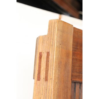 鉄板腰板 格子蔵戸　W0190 