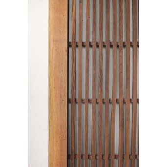 鉄板腰板 格子蔵戸　W0190 