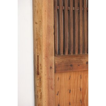 鉄板腰板 格子蔵戸　W0190 