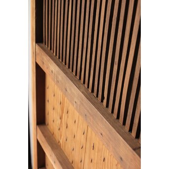 鉄板腰板 格子蔵戸　W0190 