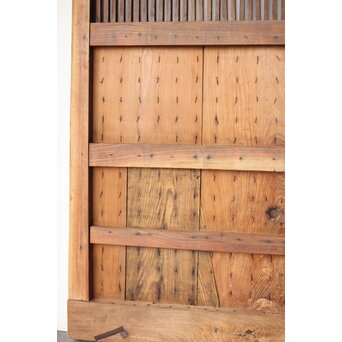 鉄板腰板 格子蔵戸　W0190 