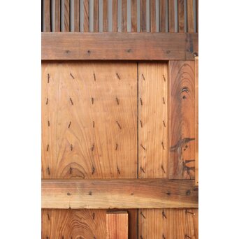 鉄板腰板 格子蔵戸　W0190 