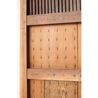 鉄板腰板 格子蔵戸　W0190 