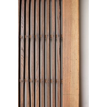 鉄板腰板 格子蔵戸　W0190 