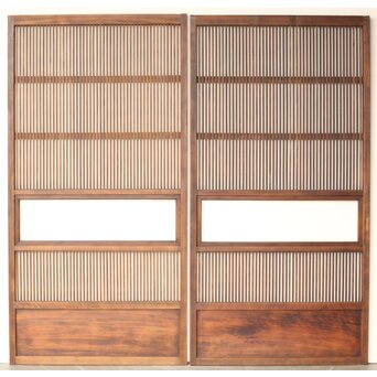 クリアガラス格子戸 2枚1組　L1160