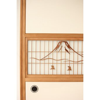 三保の松原 組子襖戸 4枚1組　F277 