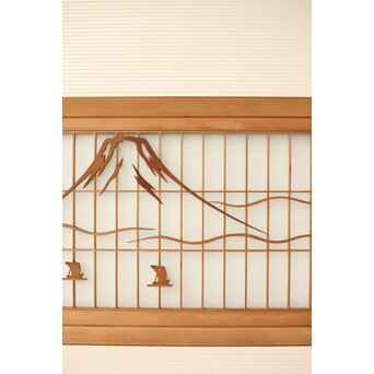 三保の松原 組子襖戸 4枚1組　F277 