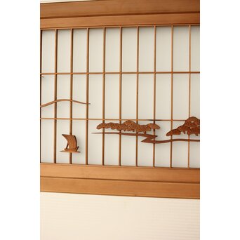 三保の松原 組子襖戸 4枚1組　F277 