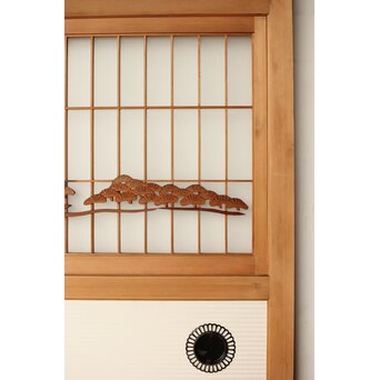 三保の松原 組子襖戸 4枚1組　F277 